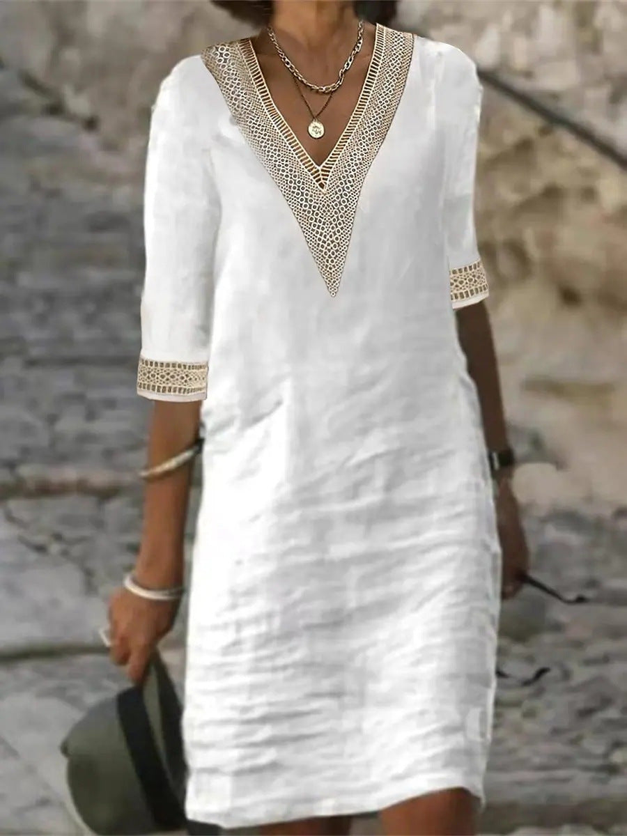 Women's Casual Loose Dress — Effortless Style for Fall & Winter