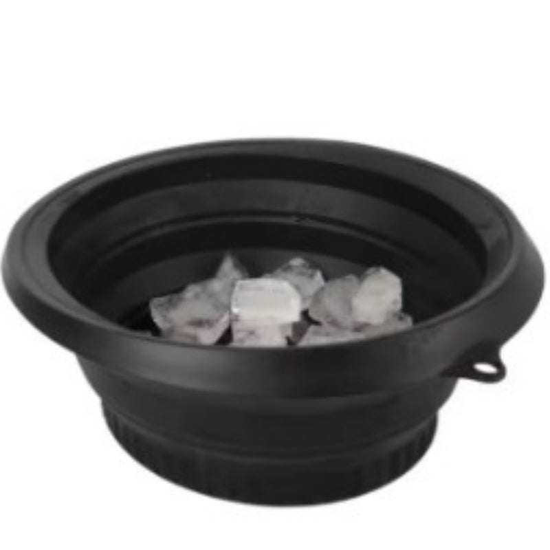 Collapsible Silicone Ice Basin — Space-Saving Ice Bath & Cooling Bowl