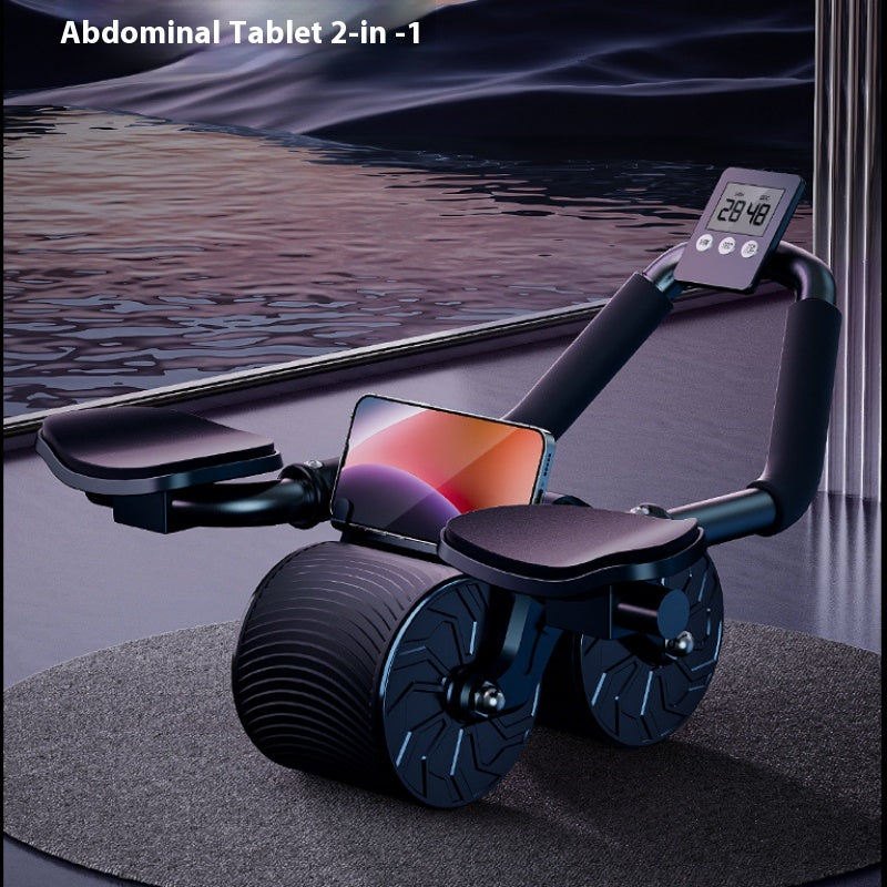 Automatic Rebound Ab Wheel — Core Strength Made Easier