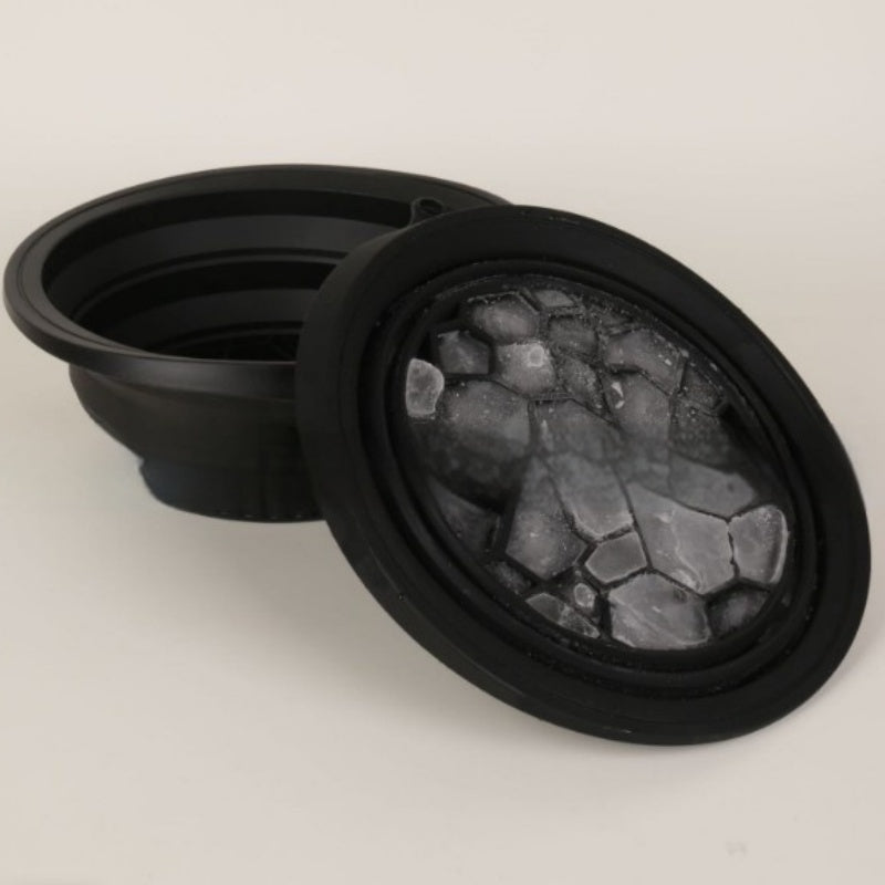 Collapsible Silicone Ice Basin — Space-Saving Ice Bath & Cooling Bowl