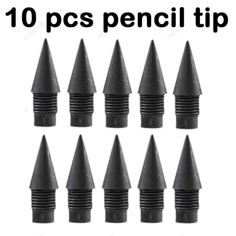 10 Pcs/Set Unlimited Eternal new Pencil No Ink Writing Magic Pencil for Writing Art Sketch Stationery kawaii pen school supplies