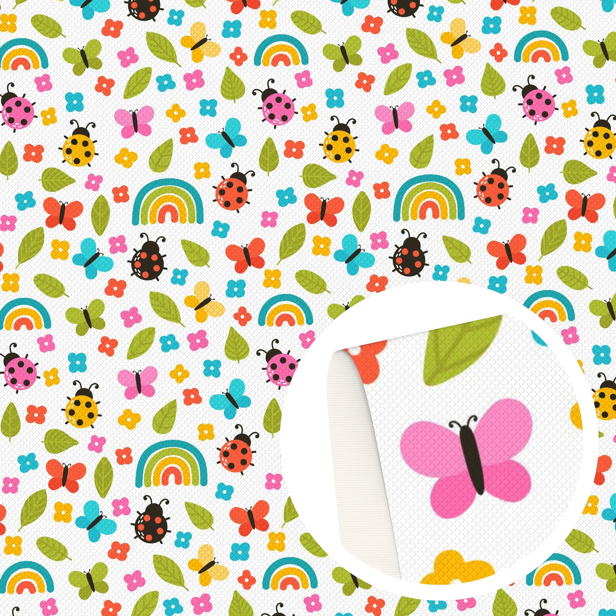 50*145cm Polyester Cotton Fabrics By The Meter Cartoon Dazzling Butterfly Fabrics For Sewing Cloth Dress DIY Crafts Home Textile