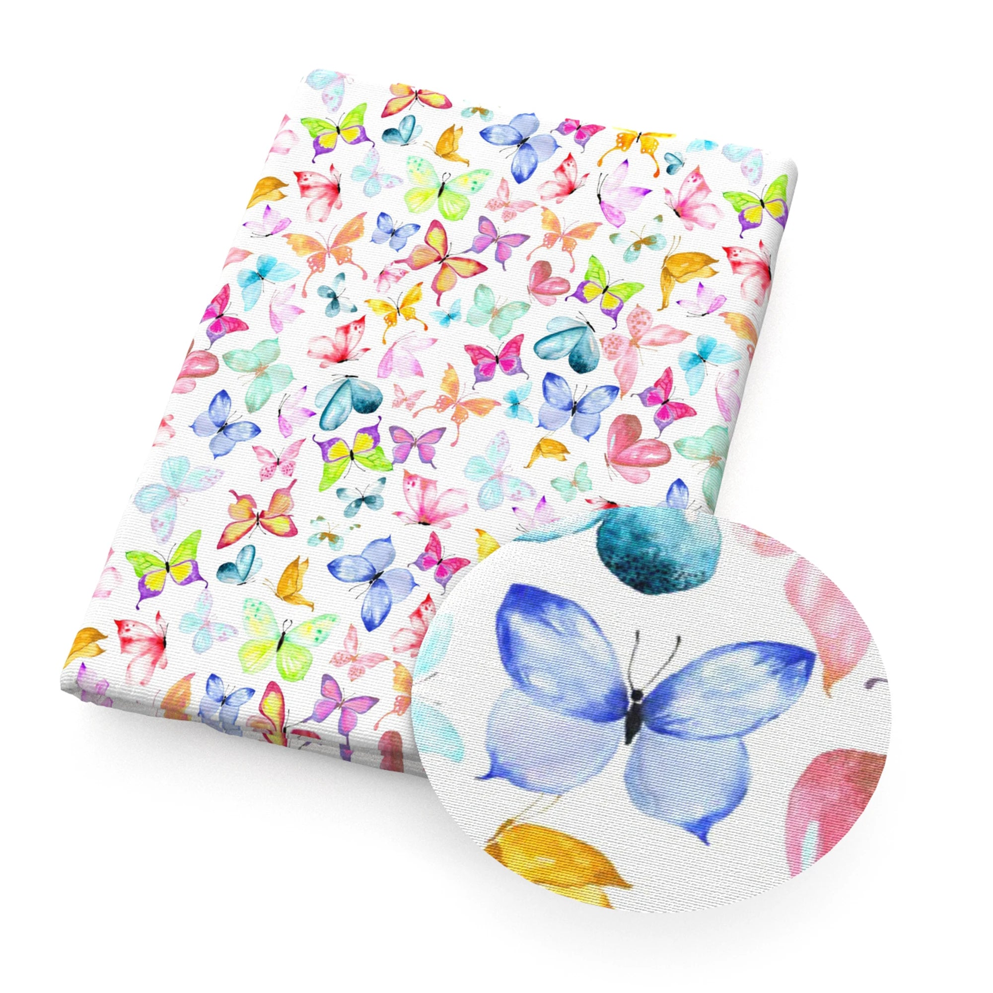 50*145cm Polyester Cotton Fabrics By The Meter Cartoon Dazzling Butterfly Fabrics For Sewing Cloth Dress DIY Crafts Home Textile