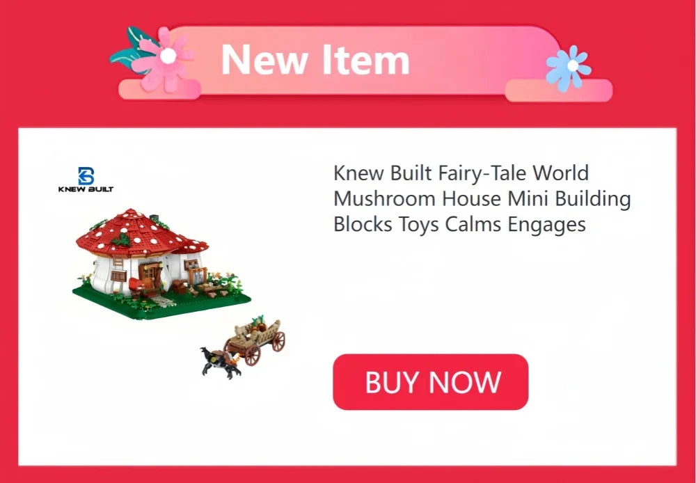 KNEW BUILT Colorful Parrot Micro Mini Building Blocks Assembly Toys 3D Model Bricks for Birds Funs Hands-on Ability Gift