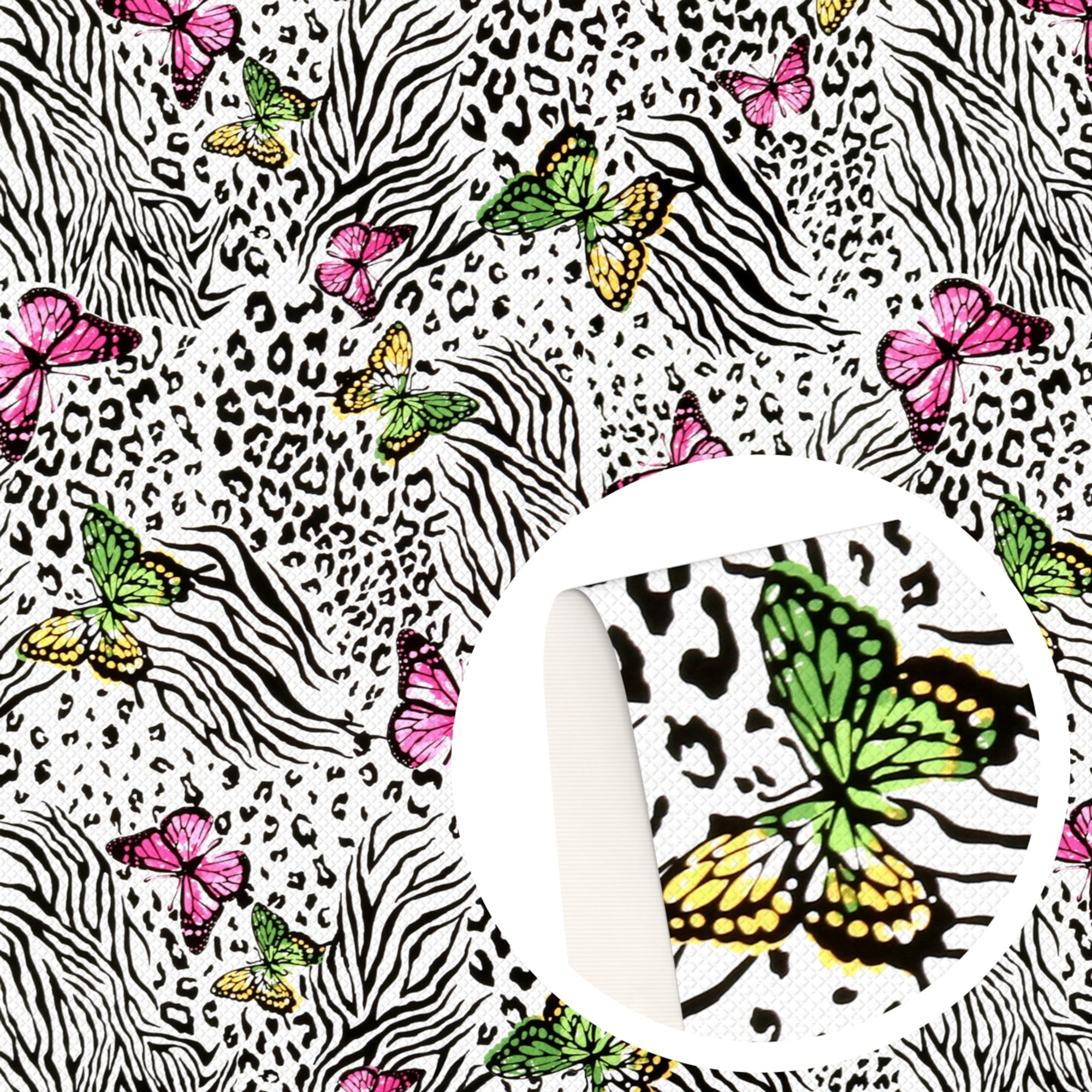 50*145cm Polyester Cotton Fabrics By The Meter Cartoon Dazzling Butterfly Fabrics For Sewing Cloth Dress DIY Crafts Home Textile