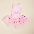 Dog Dress for Small Dogs  Costume Love Heart Sequins Puppy Tulle Princess Dresses Doggie Pet Summer Clothes Apparel for Dogs Cat