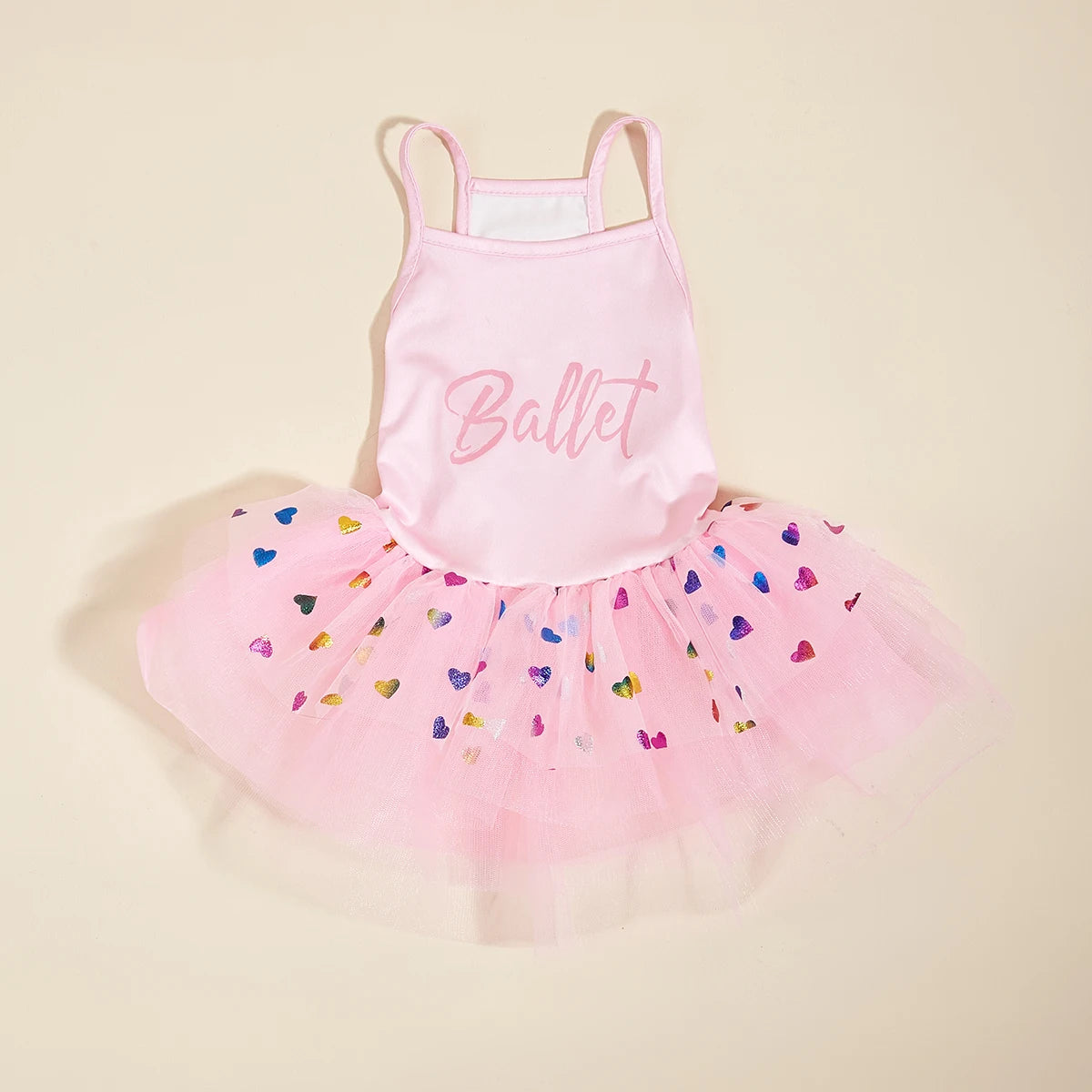 Dog Dress for Small Dogs  Costume Love Heart Sequins Puppy Tulle Princess Dresses Doggie Pet Summer Clothes Apparel for Dogs Cat