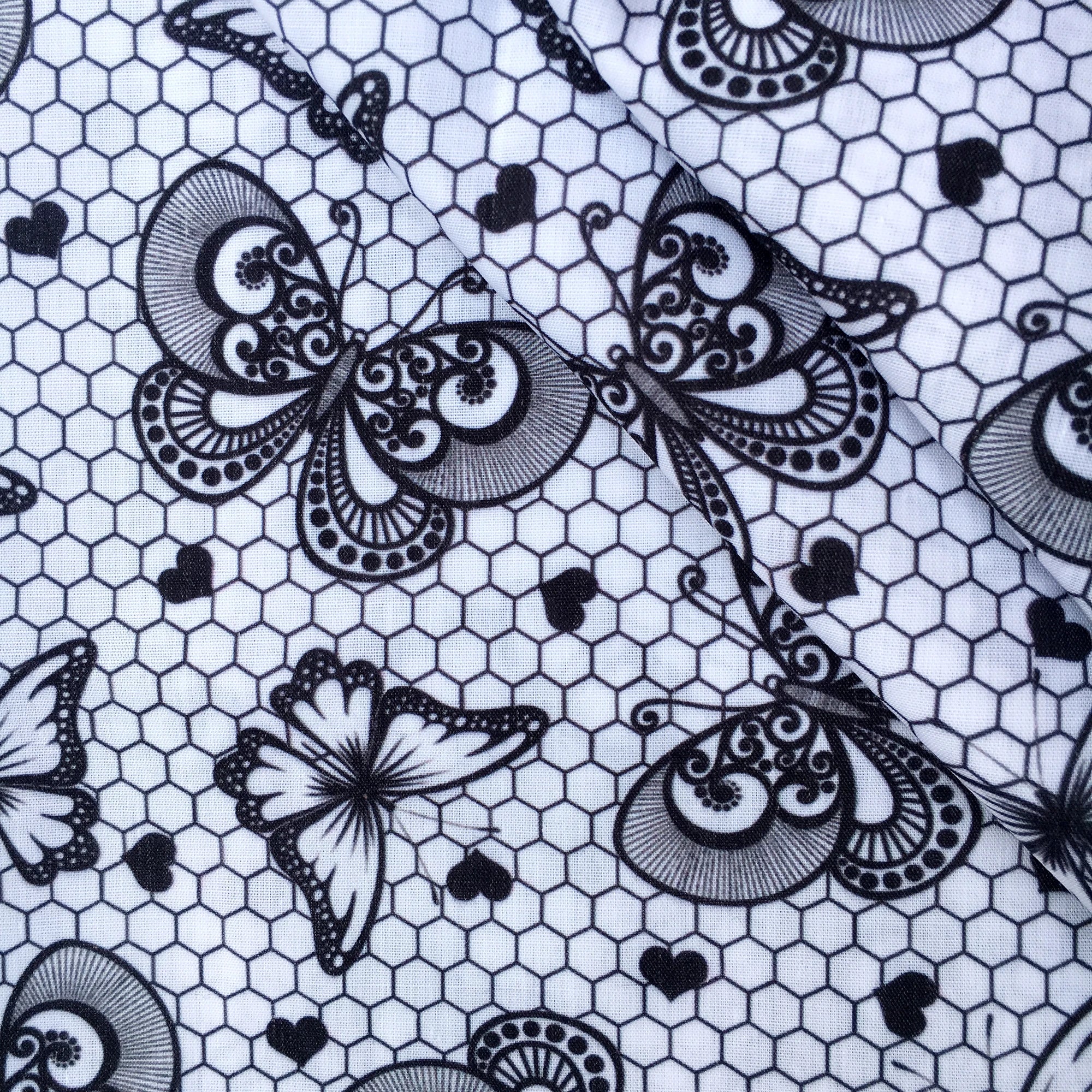 50*145cm Polyester Cotton Fabrics By The Meter Cartoon Dazzling Butterfly Fabrics For Sewing Cloth Dress DIY Crafts Home Textile