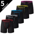 4/5/10 Pcs Fashionable Men's Long Underwear Casual Boyshort Youth Sports Shorts Comfortable Breathable Stretch Shorts Underwear