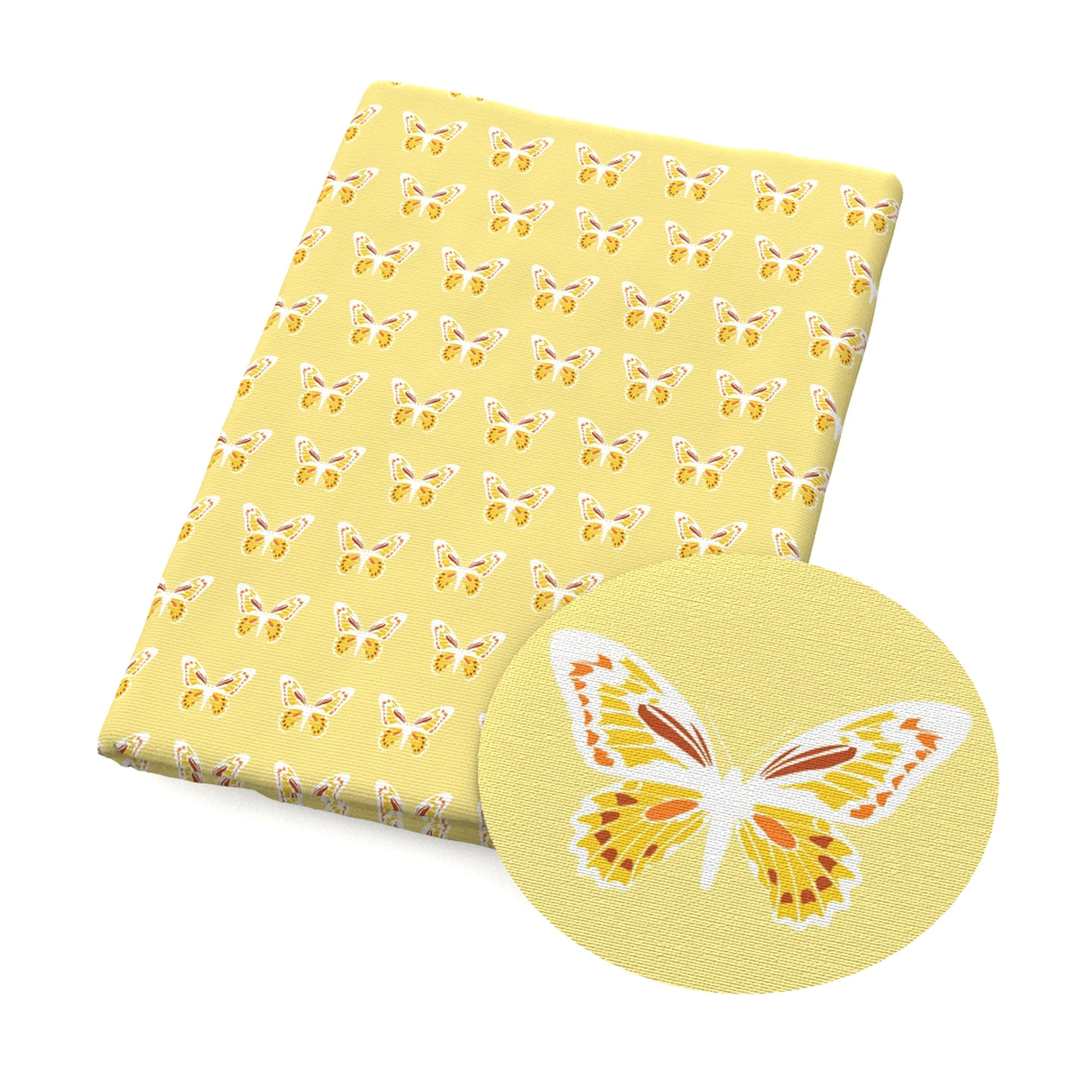 50*145cm Polyester Cotton Fabrics By The Meter Cartoon Dazzling Butterfly Fabrics For Sewing Cloth Dress DIY Crafts Home Textile
