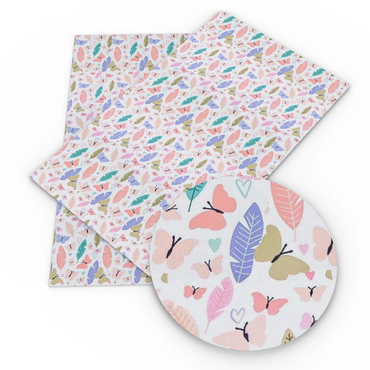 50*145cm Polyester Cotton Fabrics By The Meter Cartoon Dazzling Butterfly Fabrics For Sewing Cloth Dress DIY Crafts Home Textile