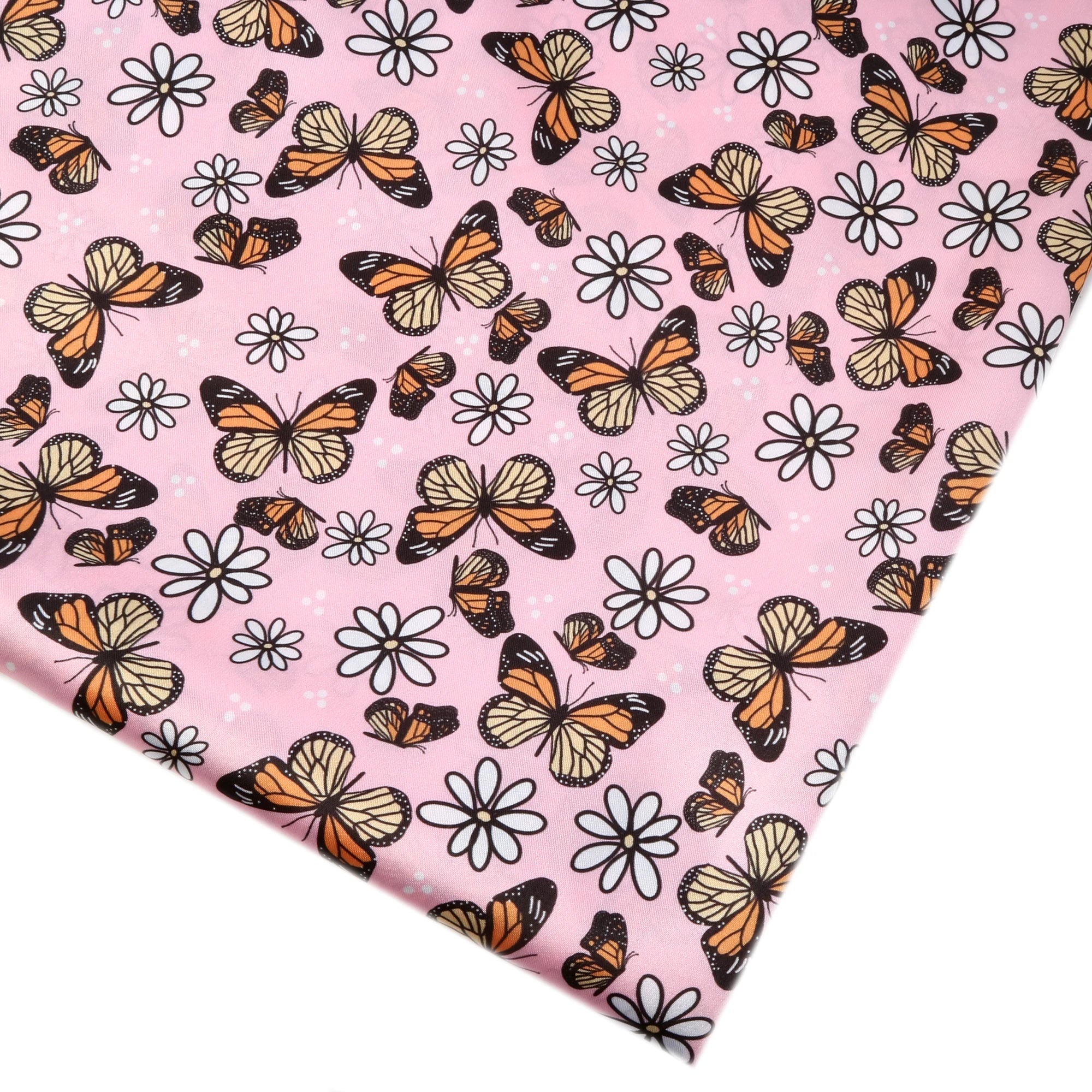 50*145cm Polyester Cotton Fabrics By The Meter Cartoon Dazzling Butterfly Fabrics For Sewing Cloth Dress DIY Crafts Home Textile