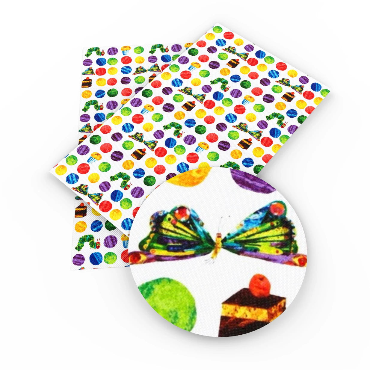 50*145cm Polyester Cotton Fabrics By The Meter Cartoon Dazzling Butterfly Fabrics For Sewing Cloth Dress DIY Crafts Home Textile