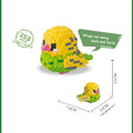 KNEW BUILT Colorful Parrot Micro Mini Building Blocks Assembly Toys 3D Model Bricks for Birds Funs Hands-on Ability Gift