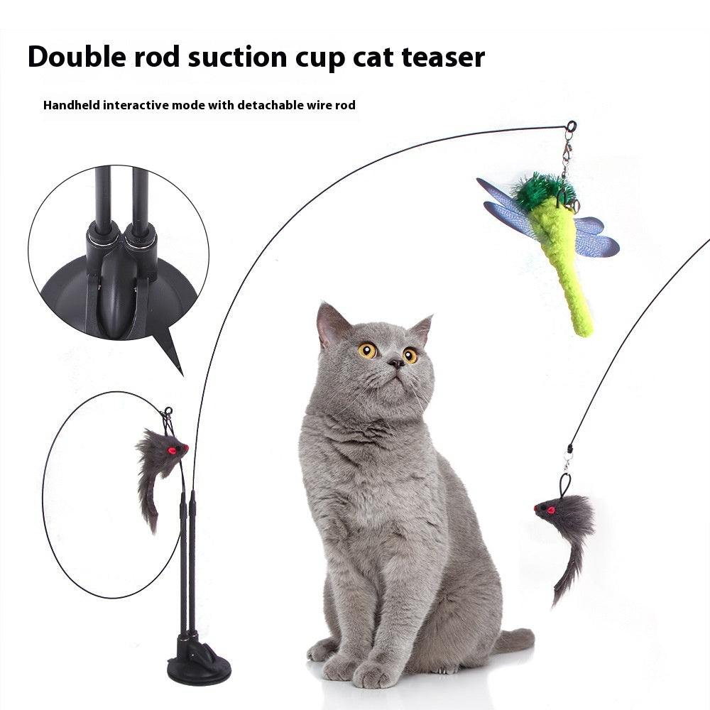 Cat Suction Cup Teaser Toy — Self-Play Fun for Indoor Cats