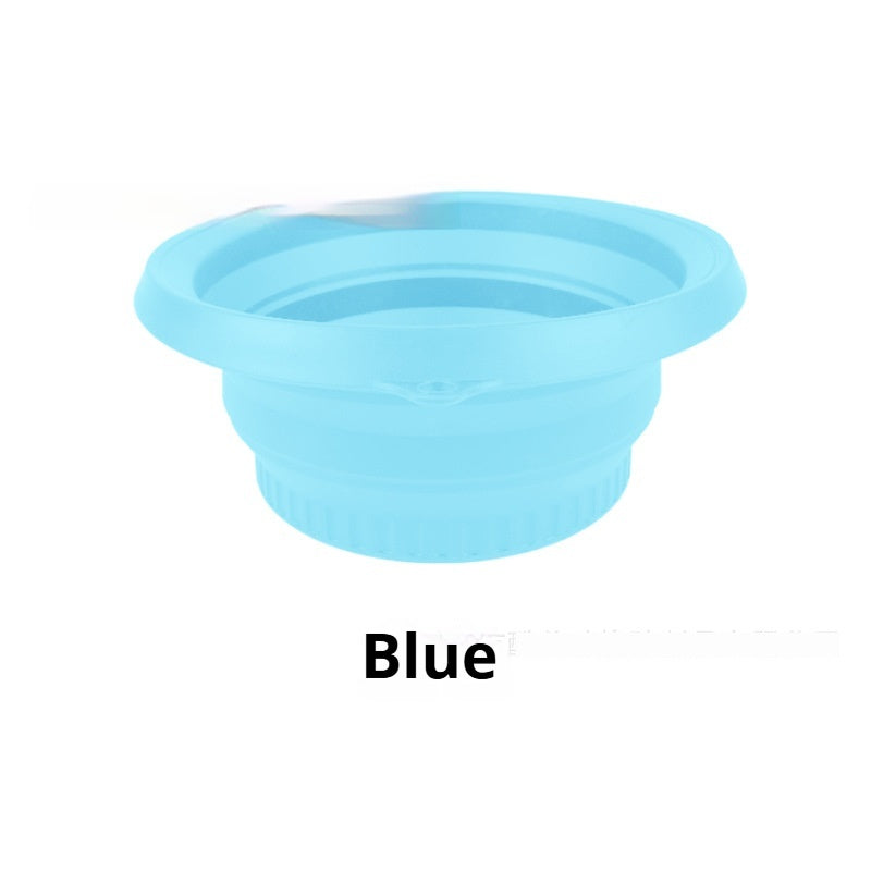 Collapsible Silicone Ice Basin — Space-Saving Ice Bath & Cooling Bowl