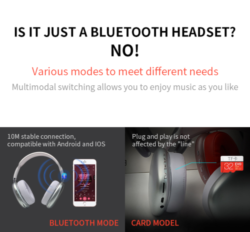 Wireless HIFI Stereo Bluetooth Headphones — Premium Sound, All Day Comfort