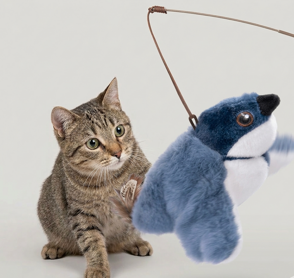 Flapping Bird Cat Toy — Interactive Motion Toy for Curious Cats